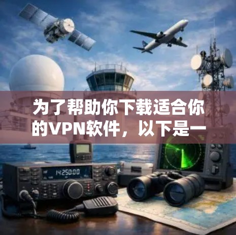 为了帮助你下载适合你的VPN软件，以下是一些建议和步骤