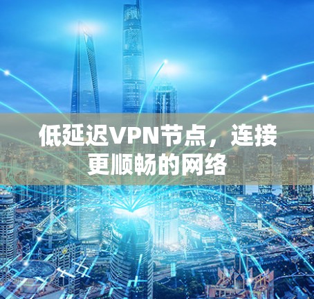 低延迟VPN节点，连接更顺畅的网络
