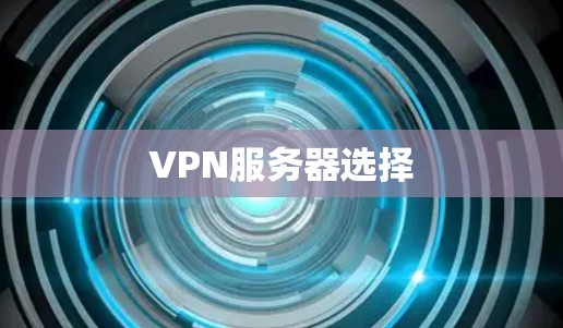 VPN服务器选择