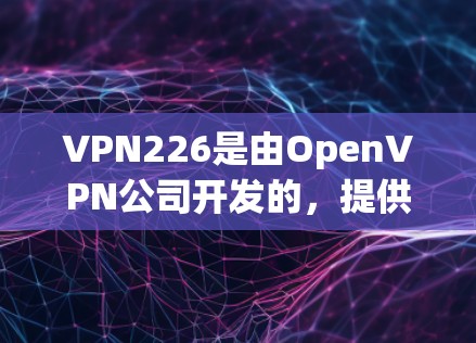 VPN226是由OpenVPN公司开发的，提供标准版、家庭版、企业版和家庭企业版等多种版本。以下是对该 VPN 的详细分析