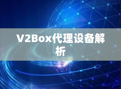 V2Box代理设备解析