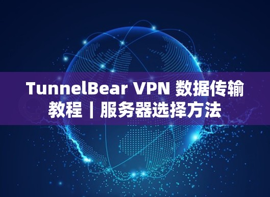 TunnelBear VPN 数据传输教程｜服务器选择方法