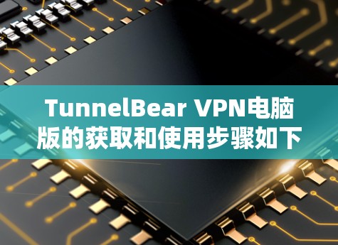 TunnelBear VPN电脑版的获取和使用步骤如下