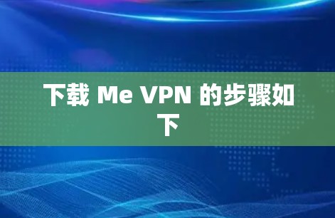 下载 Me VPN 的步骤如下