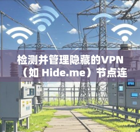 检测并管理隐藏的VPN（如 Hide.me）节点连接需要遵循以下步骤和工具。以下是一些实用的指导和步骤，帮助您进行节点连接检测和管理