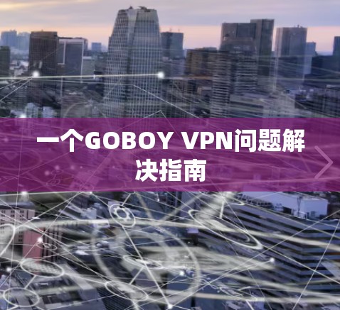 一个GOBOY VPN问题解决指南