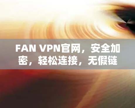 FAN VPN官网，安全加密，轻松连接，无假链接！