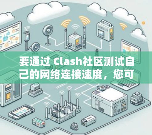 要通过 Clash社区测试自己的网络连接速度，您可以按照以下步骤进行