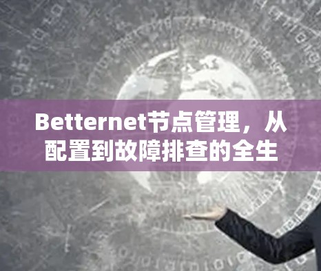 Betternet节点管理，从配置到故障排查的全生命周期管理解决方案