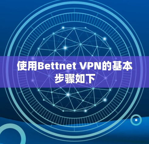 使用Bettnet VPN的基本步骤如下